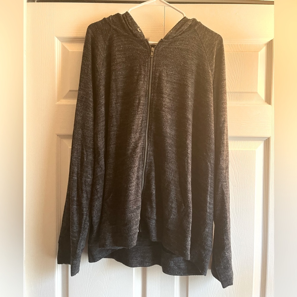 Torrid Heather Gray Zip-Up